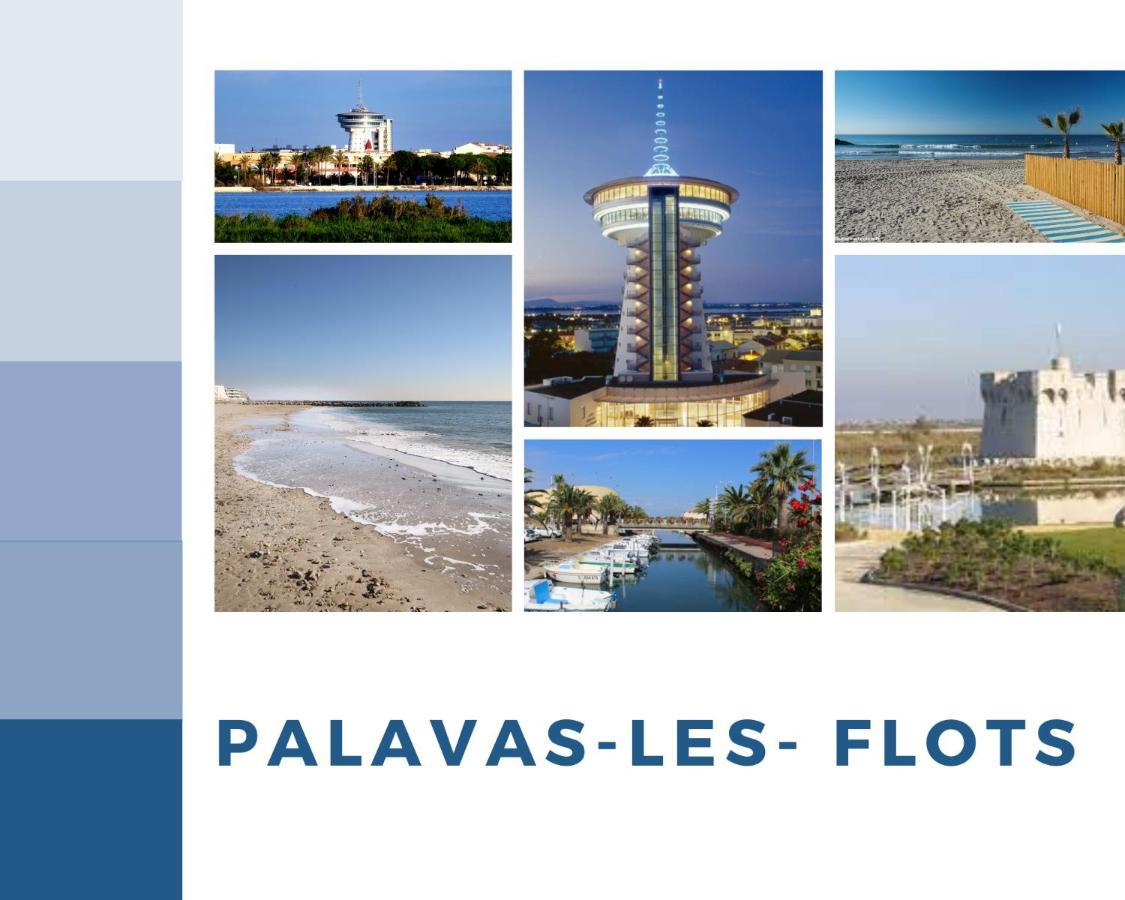 T3 Somptuosa 1 Ere Ligne Vue Mer Palavas Экстерьер фото